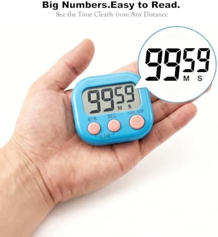 Digital Timer for Classroom Teachers Students, Magnetic Countdown Timer