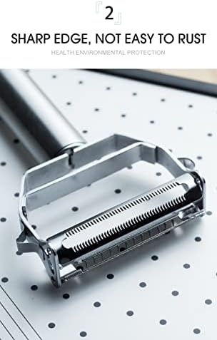 Stainless Steel Dual Blade Vegetable Peeler,Premium Potato Peelers for Kitchen, Grade Julienne Cutter, Slicer, Shredder, Scraper - Fruit, Potatoes, Carrot, Cucumber - Kitchen, Home Staple