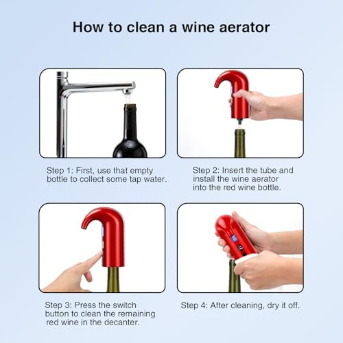 Electric Wine Aerator Dispenser Set – Automatic Wine Decanter & Pourer with LED Display, 200ml Smart Pour Control, Rechargeable Wine Pump & Stopper, Perfect Christmas Gifts for Wine Lovers