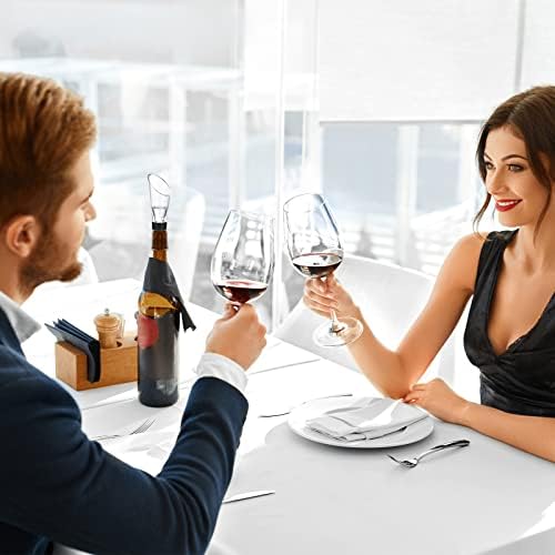 12 Pieces Wine Aerator Pourer Aerating Spout and Decanter for Wine Bottles
