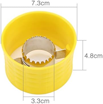 Mayata 2pcs Manual Portable Mini Circular Corn Shaver Threshing Stainless Steel Yellow Corn Stripper Peeler Home Vegetable Tools
