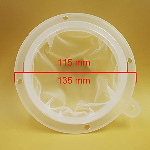 Wine Filter Mesh Food Filter Juice Jam Coffee Sediment Strainer for 5 in Kitchen Funnel (Filter 200mesh)
