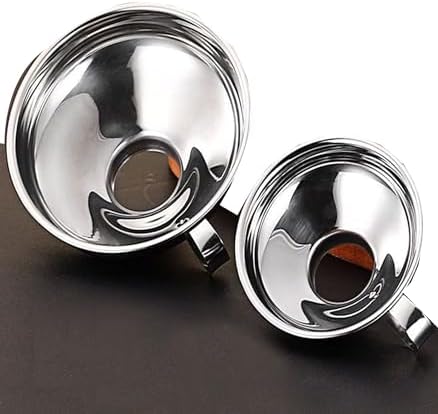 Stainless Steel Canning Funnel Wide Mouth Large Funnel Wide Mouth Funnel for Mason Jar Funnel Wide Funnel for Canning (Wide Mouth Funnel Set)