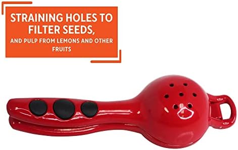 IMUSA USA, Red Lemon/Lime Squeezer, One Size
