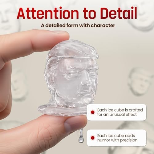 Funny Face Ice Cube Tray – 3-Cavity Food-Grade Silicone Mold with Lids, BPA-Free, Easy Release, Dishwasher-Safe — 3D Head-Shaped Ice for Iced Coffee, Juices & Mocktails