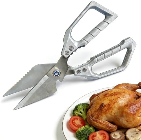 Heavy Duty Kitchen Scissors,Sharp Stainless Blades with ABS Handle
