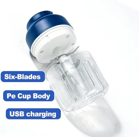 MMini Food Chopper Wireless Electric 10.8oz Kitchen Garlic Chopper