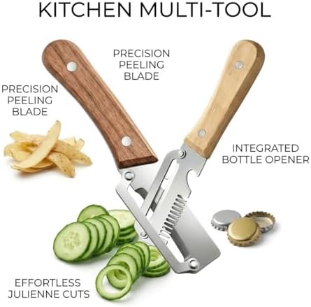Peeler Knife & Vegetable Shredder 2-Pack