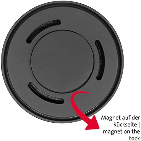 Westmark Kitchen Timer, Mechanical, Magnetic, 1-60 Minutes, Stainless Steel/Plastic, Redondo, Anthracite/Silver, 10922260