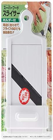 Shimomura Kougyou SFS-102 Slicer with Holder, Adjustable Thickness, 0.03-0.12 inches (0.8-3.0 mm), Cabbage, Julienne, Tomato Slice, Made in Niigata, Made in Japan