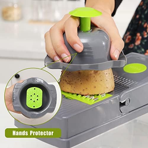 Vegetable Chopper,FIILNN 15-in-1 Food Chopper Onion Chopper Vegetable Slicer with Container,8Blades,Egg Separator,Colander Basket,Protective Gloves, is the perfect kitchen Gadget for cooking lovers.