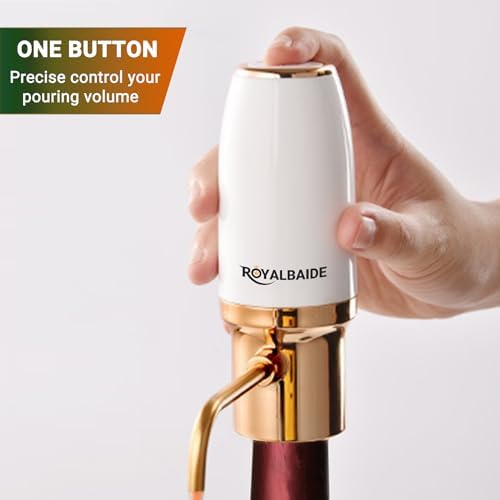 Electric Wine Aerator Dispenser,Electric Smart Decanter TYPE C Rechargeable