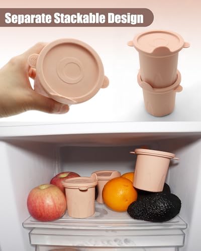 Ice Molds for Owala 24-40oz, Set of 3, Food-Grade Soft Silicone, No White Residue, Easy to Release, Straw Placement Compatible with Owala FreeSip, Keeps Drinks Cold Longer (Pink)