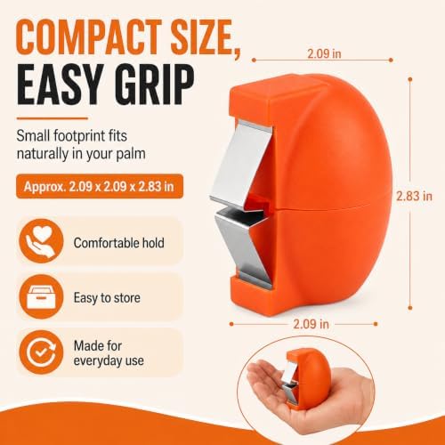 Egg Shell Opener Cracker Tool, Hard Boiled Peeler, Stainless Steel Eggs Cutter Breaker Cracking Eggshell, 2026 Upgraded Little Handheld Raw Separator Kitchen Gadgets, Easy to Use (Purple)