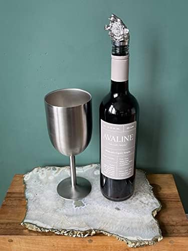 Tiger Wine Aerator Pourer Spout – Funny Wine Gift for Men & Women – Novelty Animal Wine Accessory for Parties & Home Bar