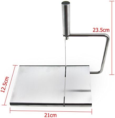 Create idea Practical Stainless Steel Wire Cutting Cheese Slicer Butter Board Kitchen