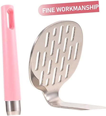 Food-grade Stainless Steel Potato Masher with Comfortable Grip Manual Tool for Potatoes Carrots and Fruits Easy to Use Kitchen Utensil for Home Cooking