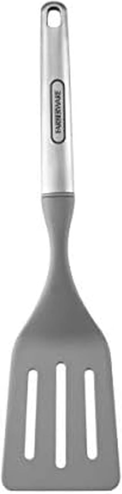 Farberware Slotted Turner Spatula for Nonstick Cookware, Heat-Resistant Nylon Flip Spatula with Ergonomic Handle, Dishwasher Safe, 13.5 Inches