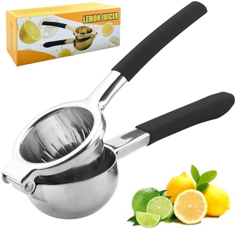 SHIKORI Lemon Squeezer,304 Stainless Steel Citrus Press Juicer