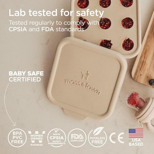 Moss and Fawn Ice Cube Tray - Breast Milk Popsicle Mold - Terracotta