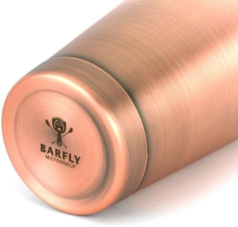 Barfly Cocktail Tin, Large 28 oz (828 ml), Antique Copper