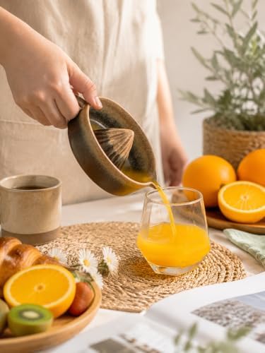 Ceramic Lemon Squeezer Juicer Manual Citrus Juicer Orange Squeezer Bowl