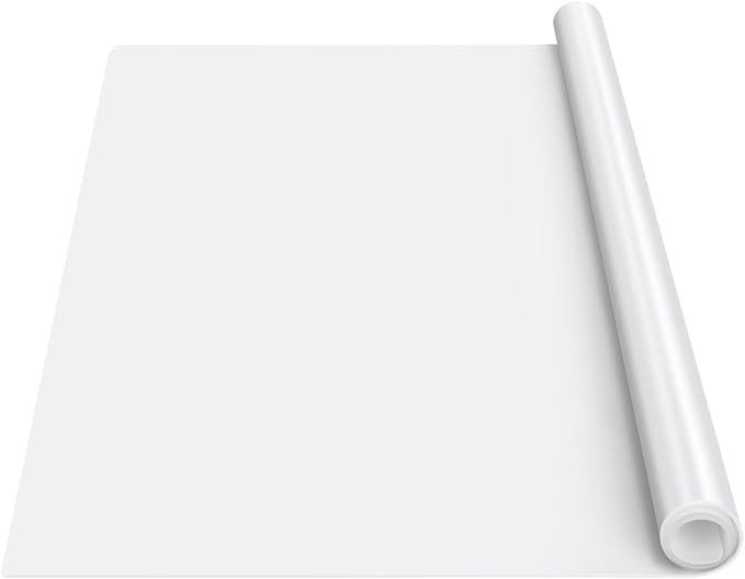 Extra Large Silicone Mat, 84”x24” Heat Resistant Mats for Countertop, Cuttable Waterproof Kitchen Counter Mat, Multipurpose Countertop Protector Mat, Silicone Mats for Kitchen Counter (Translucent)