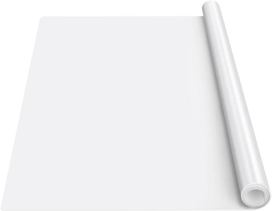 Extra Large Silicone Mat, 84”x24” Heat Resistant Mats for Countertop, Cuttable Waterproof Kitchen Counter Mat, Multipurpose Countertop Protector Mat, Silicone Mats for Kitchen Counter (Translucent)