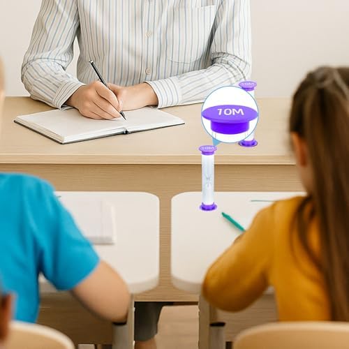 3 otters Multi-Time Sand Timer Set, 8PCS Colorful Hourglass Timers for Classroom 20sec/30sec/1min/2min/3min/4min/5min/10min for Brushing Teeth Cooking Office Timing Task (Pack of 2)
