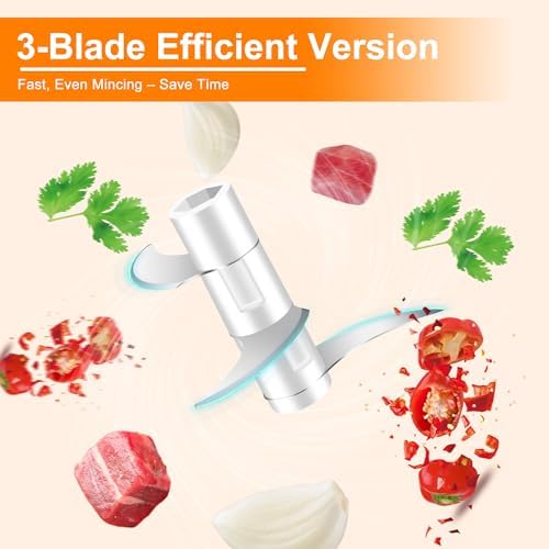 250ML Garlic Chopper, Electric Garlic Mincer, Mini Food Processor