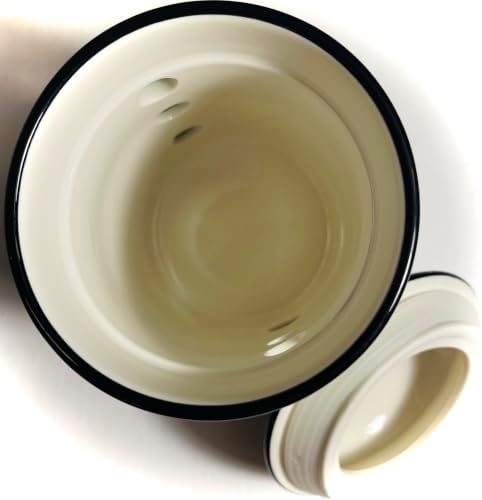 BonCera, Premium Ceramic Garlic Keeper Jar with Lid - Green Chili