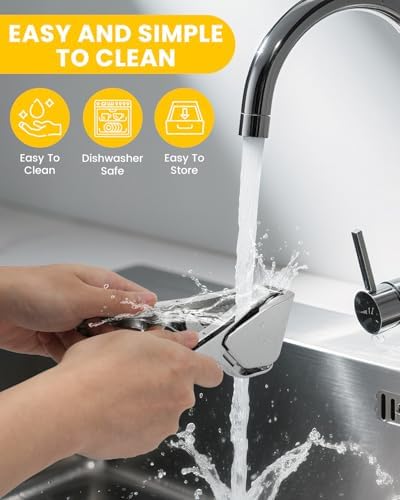 Premium Stainless Steel Lemon Squeezer – Heavy-Duty Manual Citrus Juicer with Seed Filter, Dishwasher-Safe, Ergonomic Grip, Ideal for Lemons, Limes, Oranges, and Grapefruits