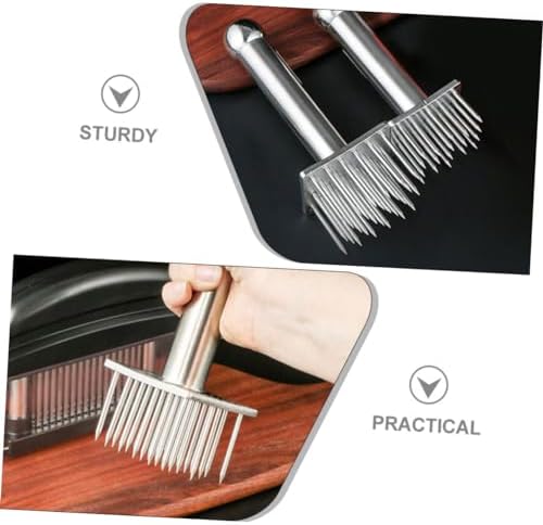 Stainless Steel Meat Tenderizer Hammer 28 Pin Multi Needle Tool