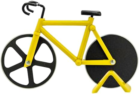 Westmark Fuentez Pizza Cutter - Pizza Cutter, Ideal for Effortlessly Cutting Pizza or Tarte Flambée, Pizza Wheel as Optimal Pizza Accessories, Plastic, Stainless Steel - Yellow