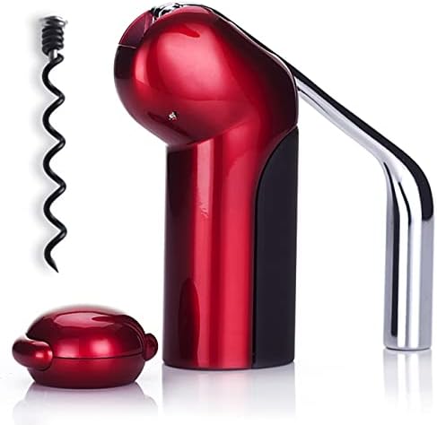 KAYCROWN Wine Bottle Opener - Vertical Lever Corkscrew Wine Opener with Foil Cutter & Extra Screw, Manual Handheld Wine Corkscrew with Ergonomic Lever Pump