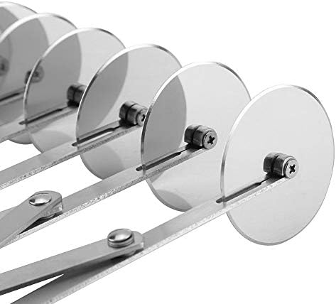 Multi-Function Folding Single-head Stainless Steel Waffles Pastry Pizza Roller Cutter Wheel Practical Dough Cutter Kitchen Tool