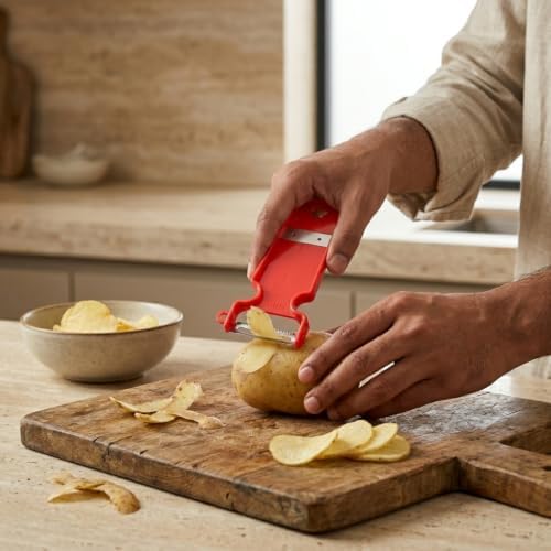 Ritu Stainless Steel Movable Peeler Multicolour
