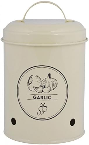Esschert Design Garlic Storage Tin, Metal