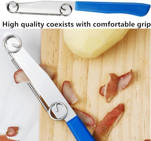 2 Pcs Julienne Peeler Vegetable Peeler, Stainless Steel