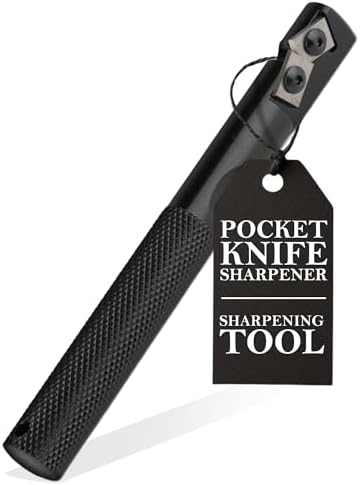 Gatco Edgemate Durable Pocket Knife Sharpener – Portable Tungsten Carbide Sharpening Tool for Knives, Scissors, Shears & Tools – Compact, Professional Field, Kitchen, Hunting & Garden Sharpener
