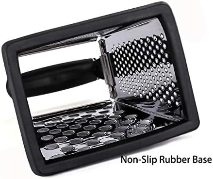 Box Grater For Kitchen,4-Sided Stainless Steel For Parmesan Cheese, Ginger, Vegetables,XL Size and Easy to Use