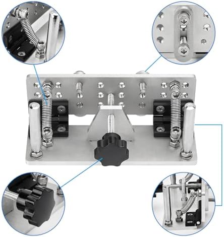 Belt Grinder Knife Jig Manual Sharpener Holder Long Sharpening Locator Fixed Angle Jig for Belt Sander Belt Machine (Small)
