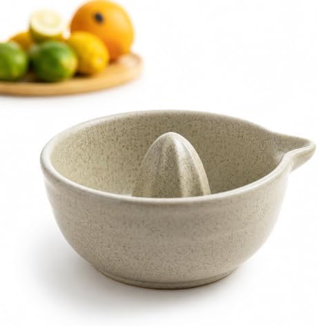 Ceramic Manual Juicers Citrus Juicer Bowl 18oz Lemon Squeezer Orange Press