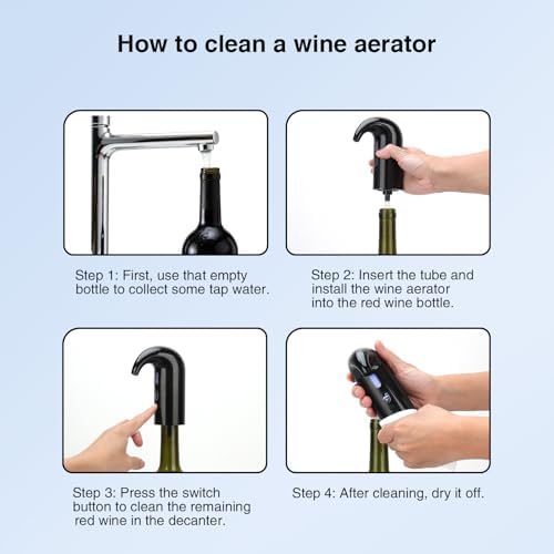 Electric Wine Aerator Dispenser Set – Automatic Wine Decanter & Pourer with LED Display, 200ml Smart Pour Control, Rechargeable Wine Pump & Stopper, Perfect Christmas Gifts for Wine Lovers