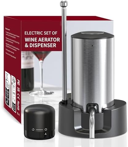 Electric Wine Aerator Pourer Decanter Type C Rechargeable Wine Dispenser