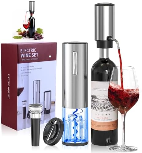 4-in-1 Rechargeable Electric Wine Opener Wine Aerator Gift Se
