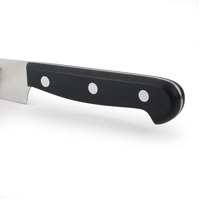 Arcos Chef Knife 5 Inch Stainless Steel. Cooking Knife to Cut and Peel Fruits and Vegetables. Ergonomic Polyoxymethylene Handle and 140mm Blade. Series Universal. Color Black