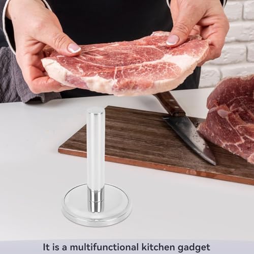 Meat Masher, Meat Mallet Meat Tenderizer Tool Meat Hammer Stainless Steel Meat Pounder Meat Pounder Cooking Mallet Meat Pounder Flattener