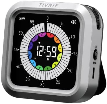 Visual Timer for Kids with Color Display Kitchen Timer 1500mAh Battery