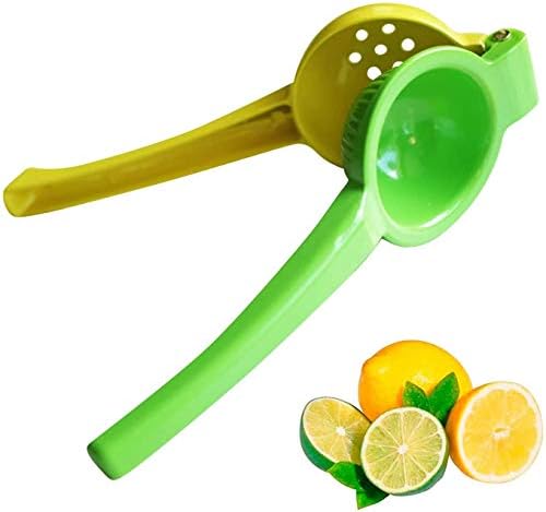 Culinary Elements Metal Lemon and Lime Squeezer: Manual Press, Easy to Use Citrus Juicer, Dishwasher Safe 1 pack